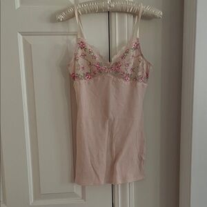 Free People Pink Waffle Knit Top